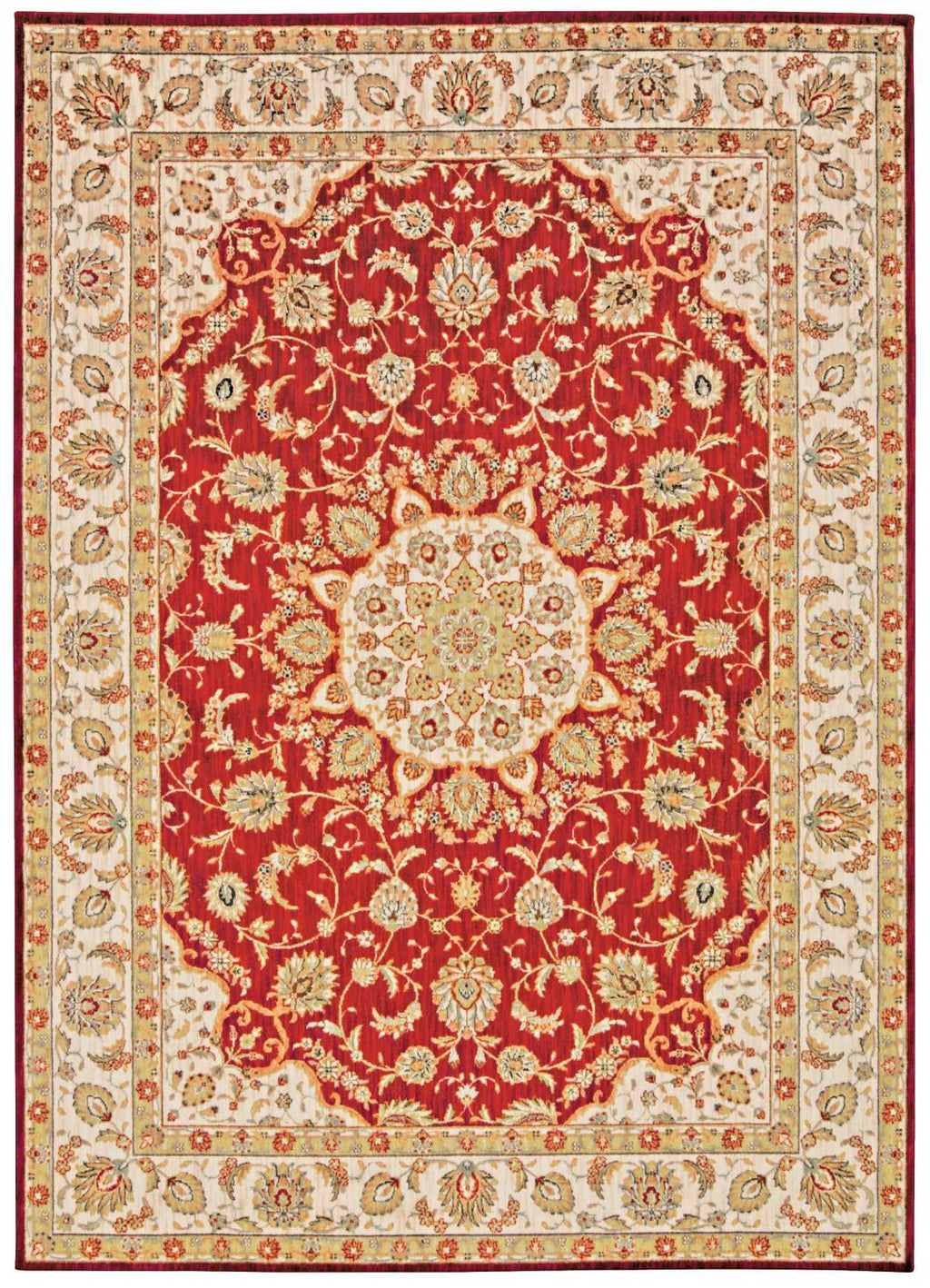 Kathy Ireland Ancient Times Palace Red Area Rug by Nourison
