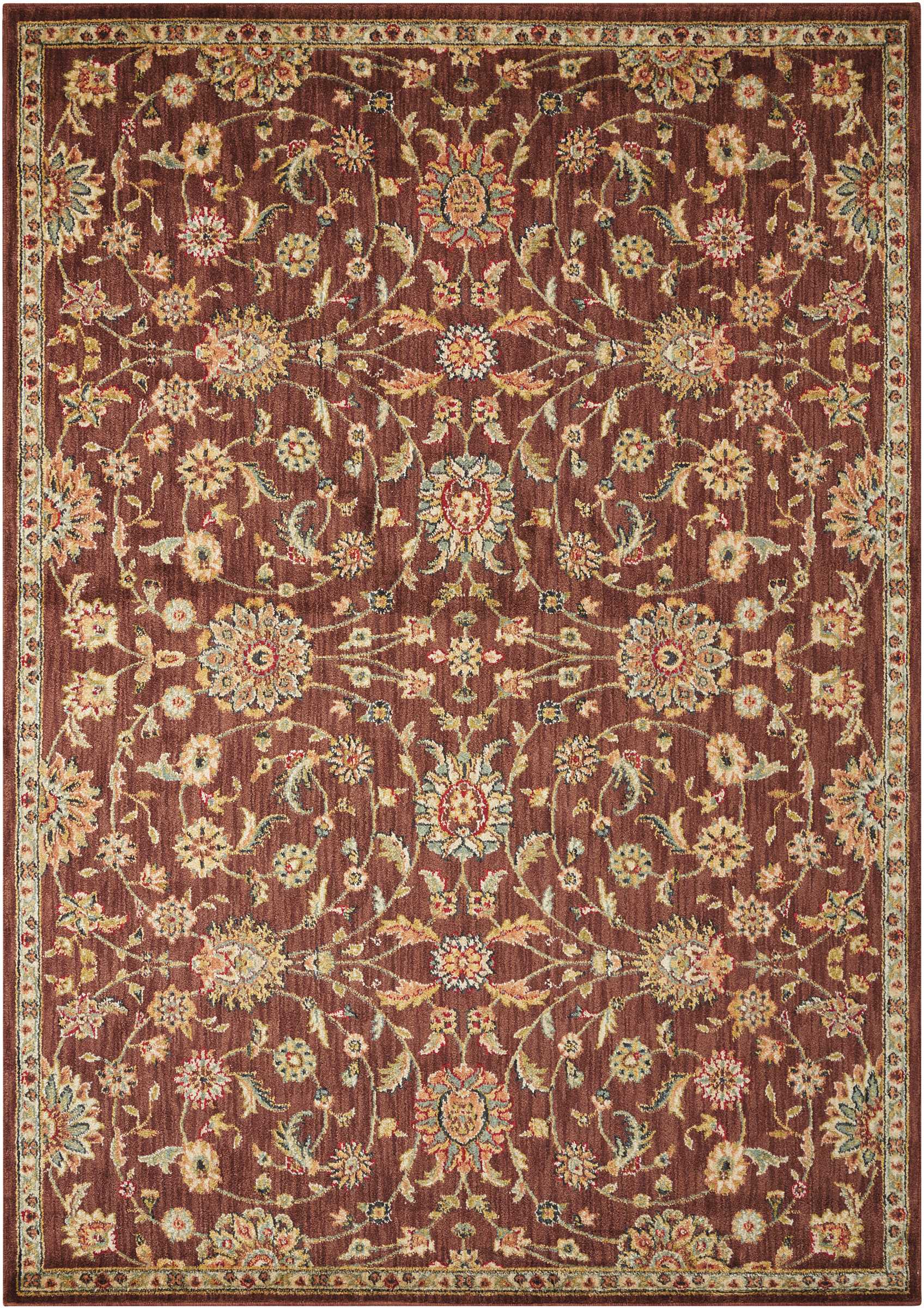 Kathy Ireland Ancient Times Ancient Treasures Brown Area Rug by Nourison