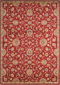 Kathy Ireland Ancient Times Ancient Treasures Red Area Rug by Nourison