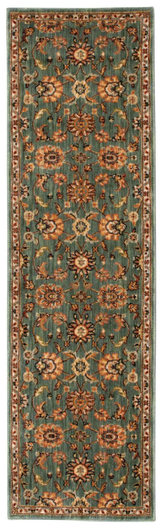 Kathy Ireland Ancient Times Ancient Treasures Teal Area Rug by Nourison