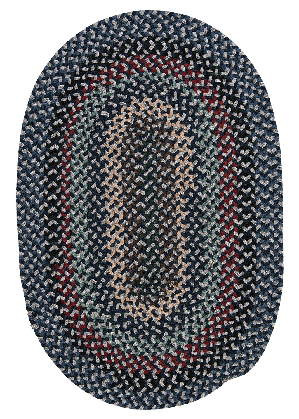 Colonial Mills Boston Common BC52 Winter Blues Traditional Area Rug