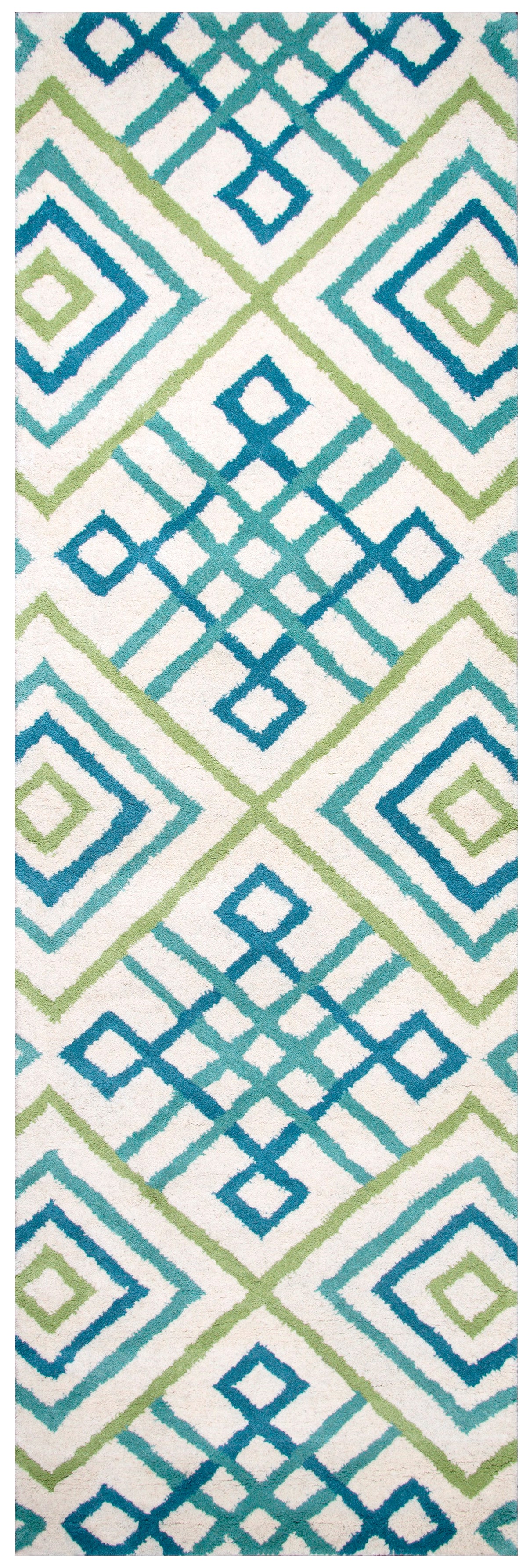 Rizzy Home Bradberry Downs BD8863 Blue Trellis Area Rug