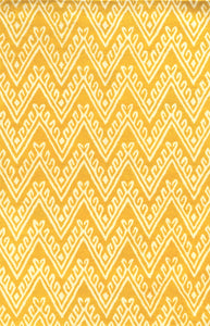 Rizzy Home Bradberry Downs BD8870 Gold Chevron Area Rug