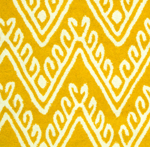 Rizzy Home Bradberry Downs BD8870 Gold Chevron Area Rug
