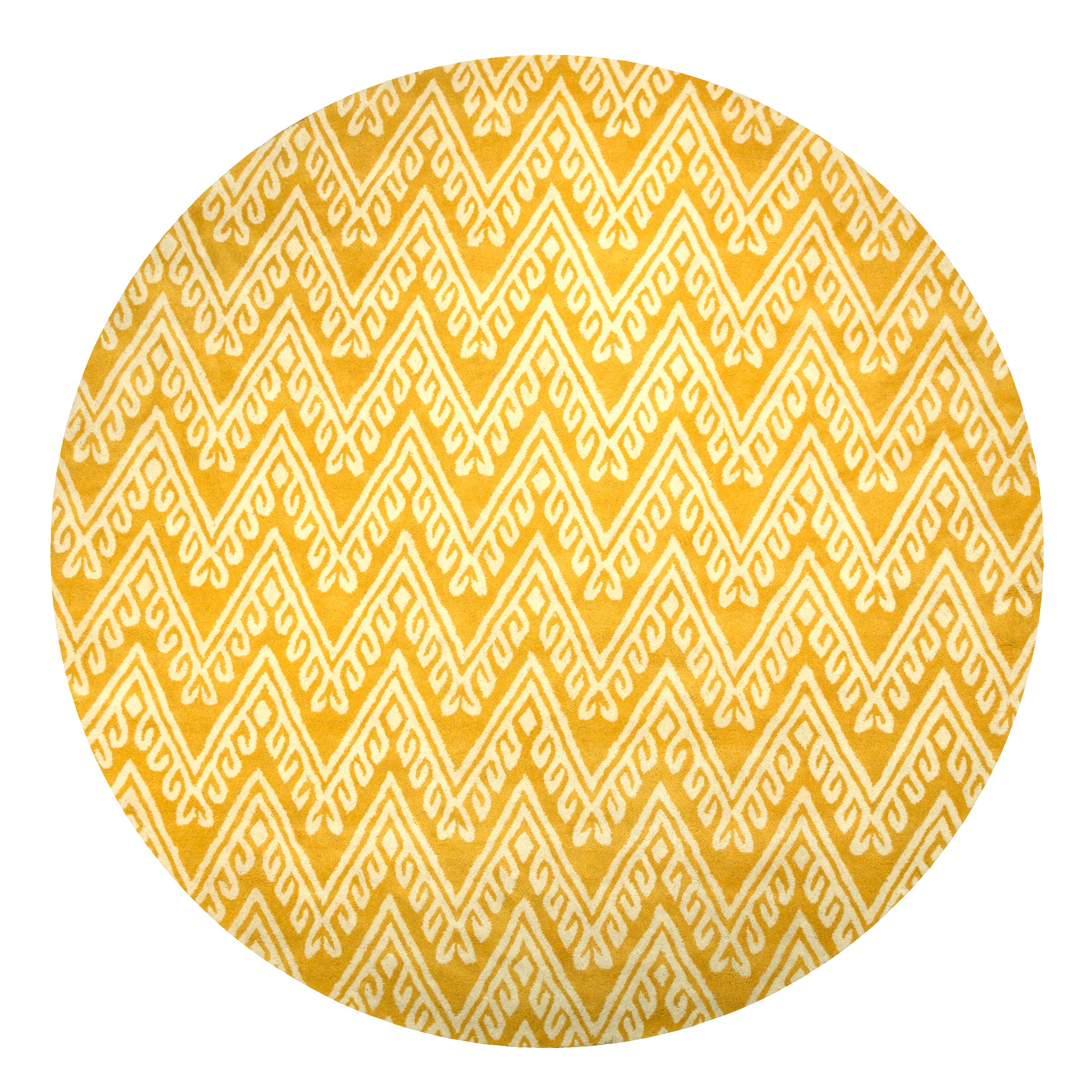 Rizzy Home Bradberry Downs BD8870 Gold Chevron Area Rug