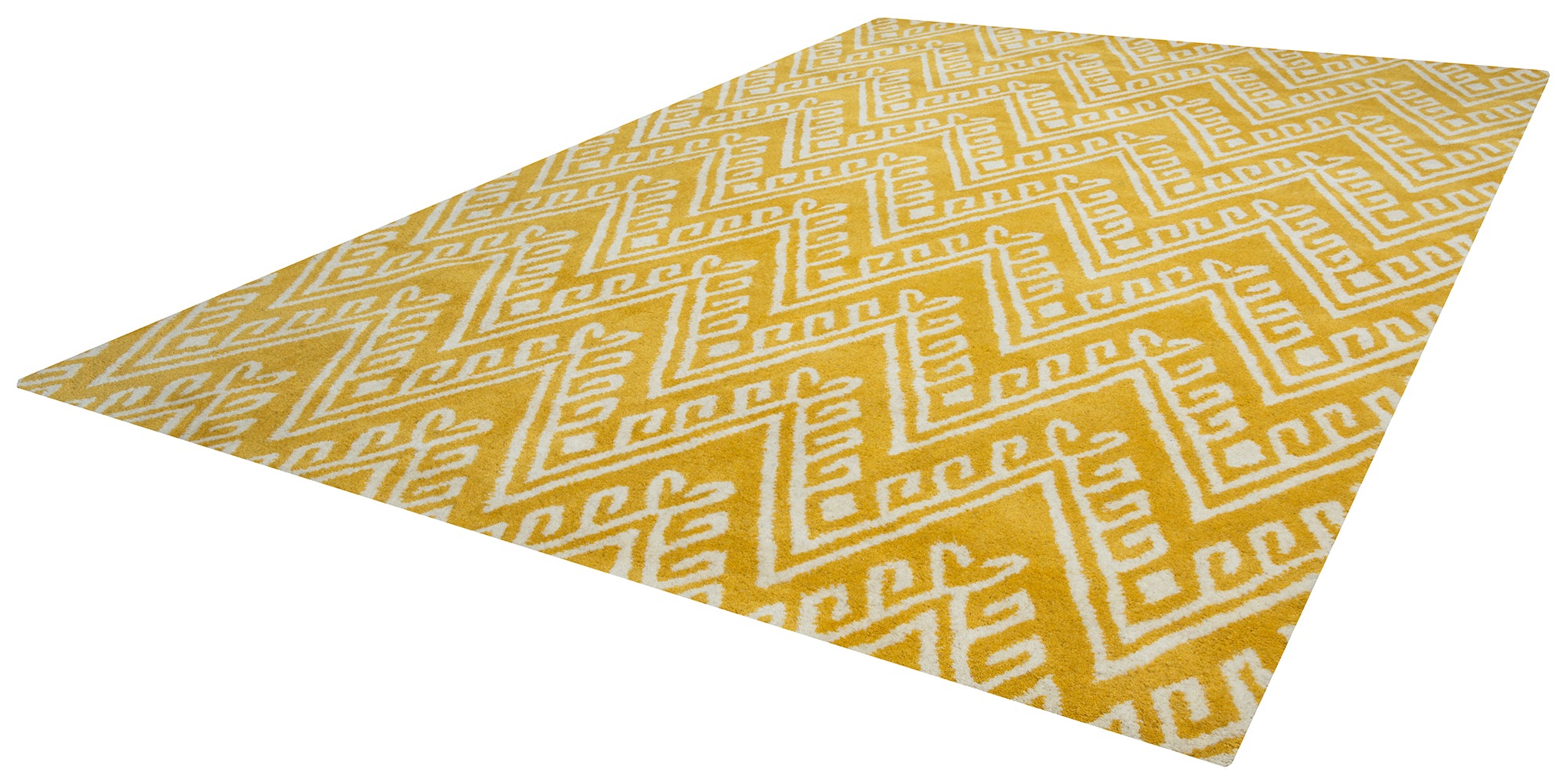Rizzy Home Bradberry Downs BD8870 Gold Chevron Area Rug