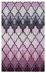 Rizzy Home Bradberry Downs BD8873 Purple Trellis Area Rug