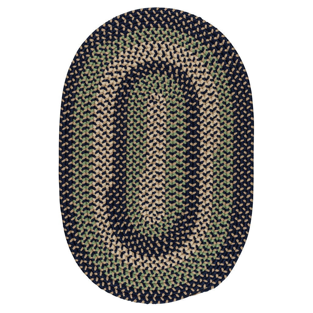 Colonial Mills Brook Farm BF53 Bluestone Traditional Area Rug