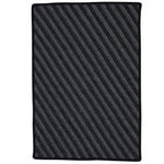 Colonial Mills Blue Hill BI11 Black Contemporary Area Rug