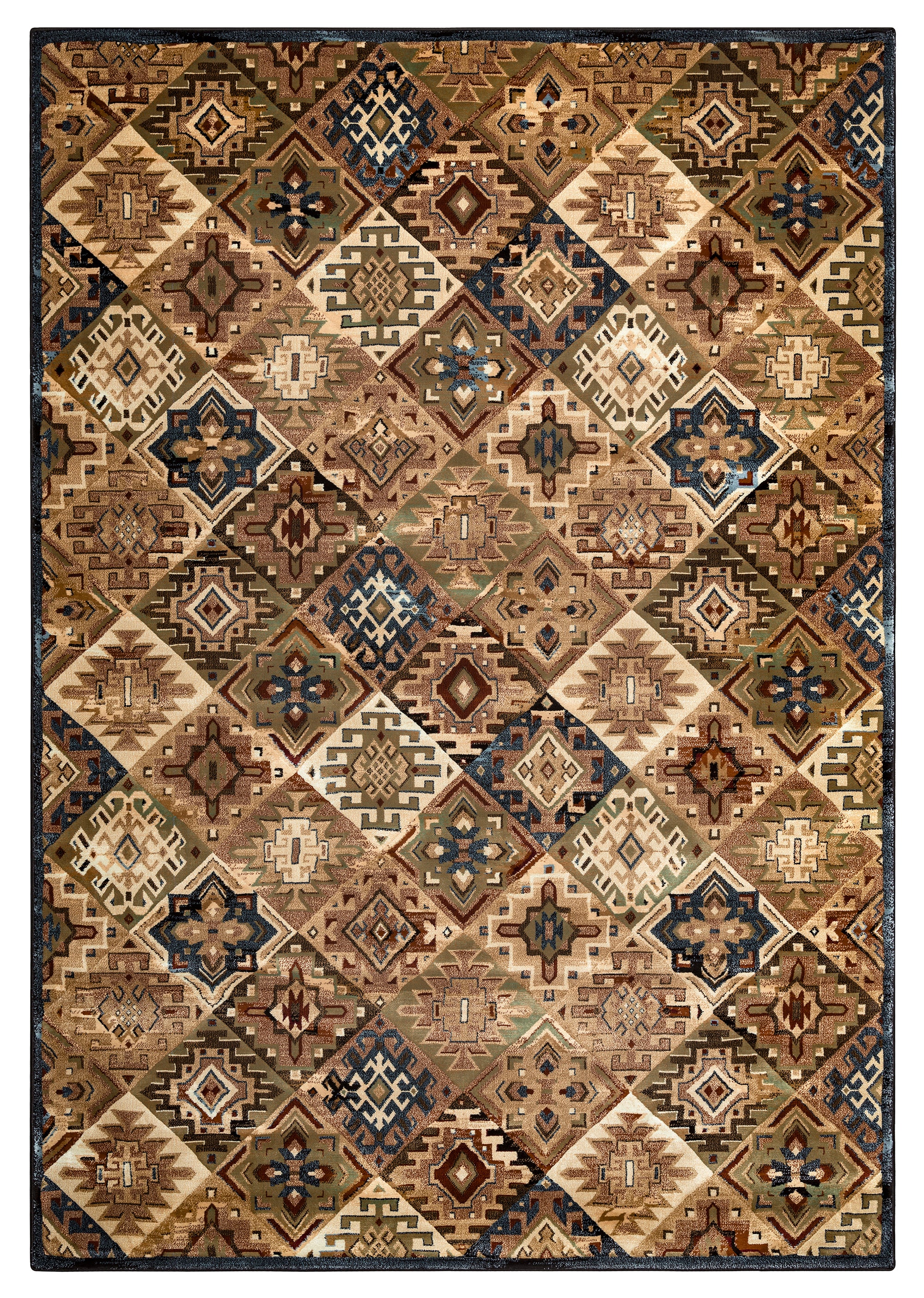 Rizzy Home Bennington BI4532 Multi-Colored Print Area Rug