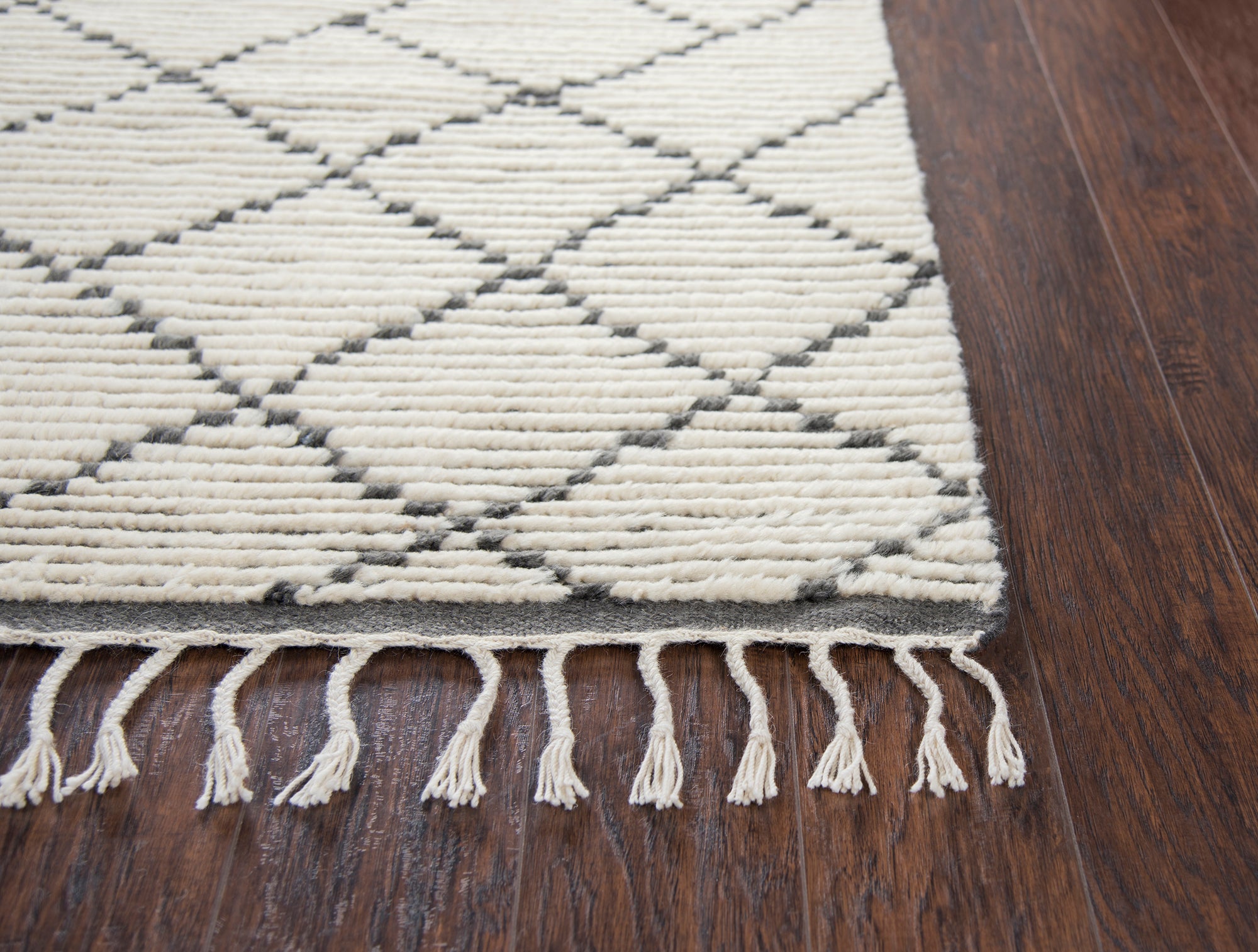 Rizzy Home Berkley BK988A Natural Dimonds/Lines Area Rug