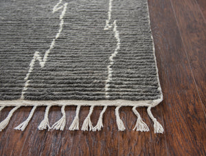 Rizzy Home Berkley BK992A Gray Lines Area Rug