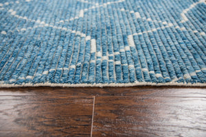 Rizzy Home Berkley BK993A Blue Dimonds/Lines Area Rug