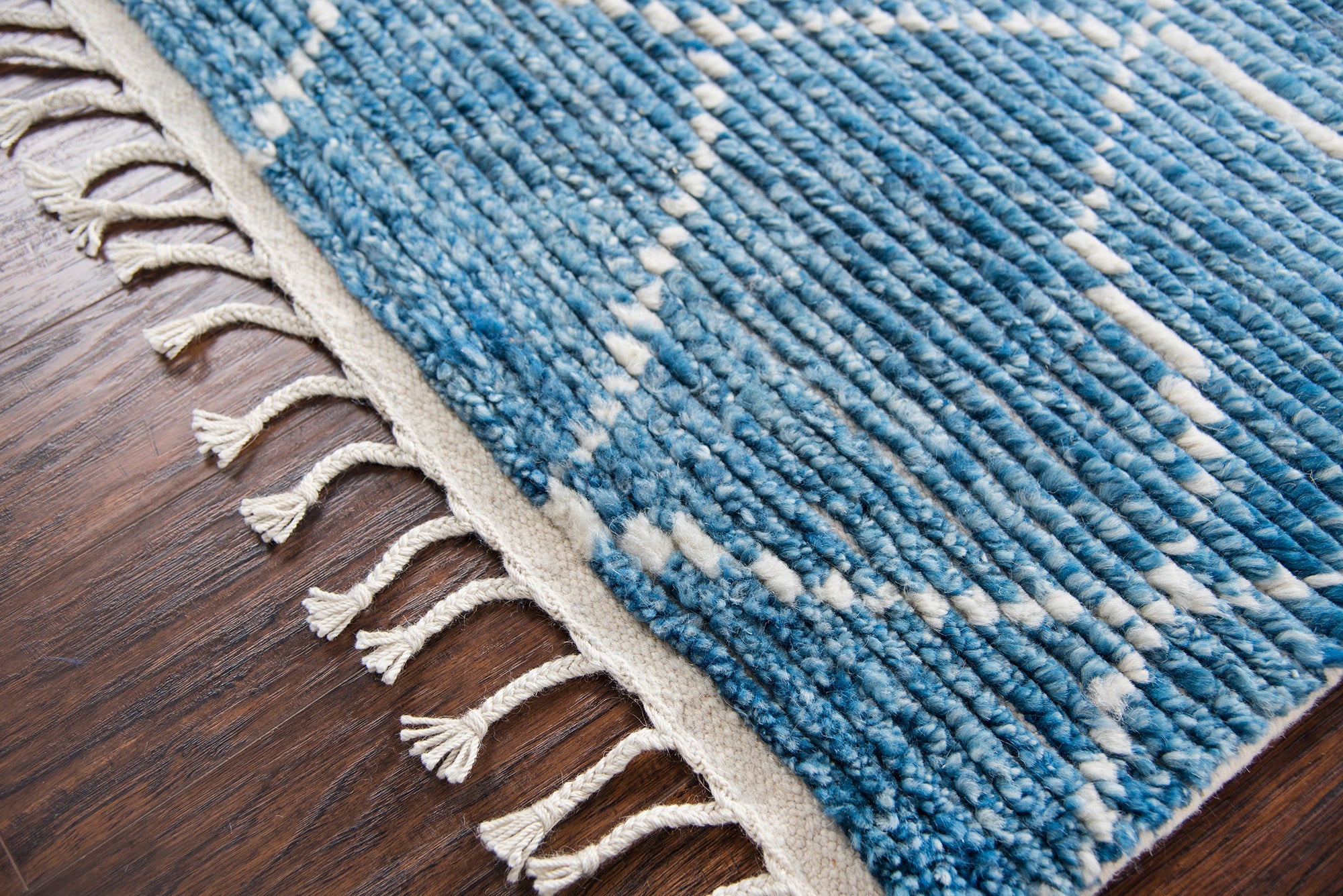 Rizzy Home Berkley BK993A Blue Dimonds/Lines Area Rug