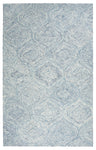 Rizzy Home Brindleton BR362A Blue Trellis Area Rug