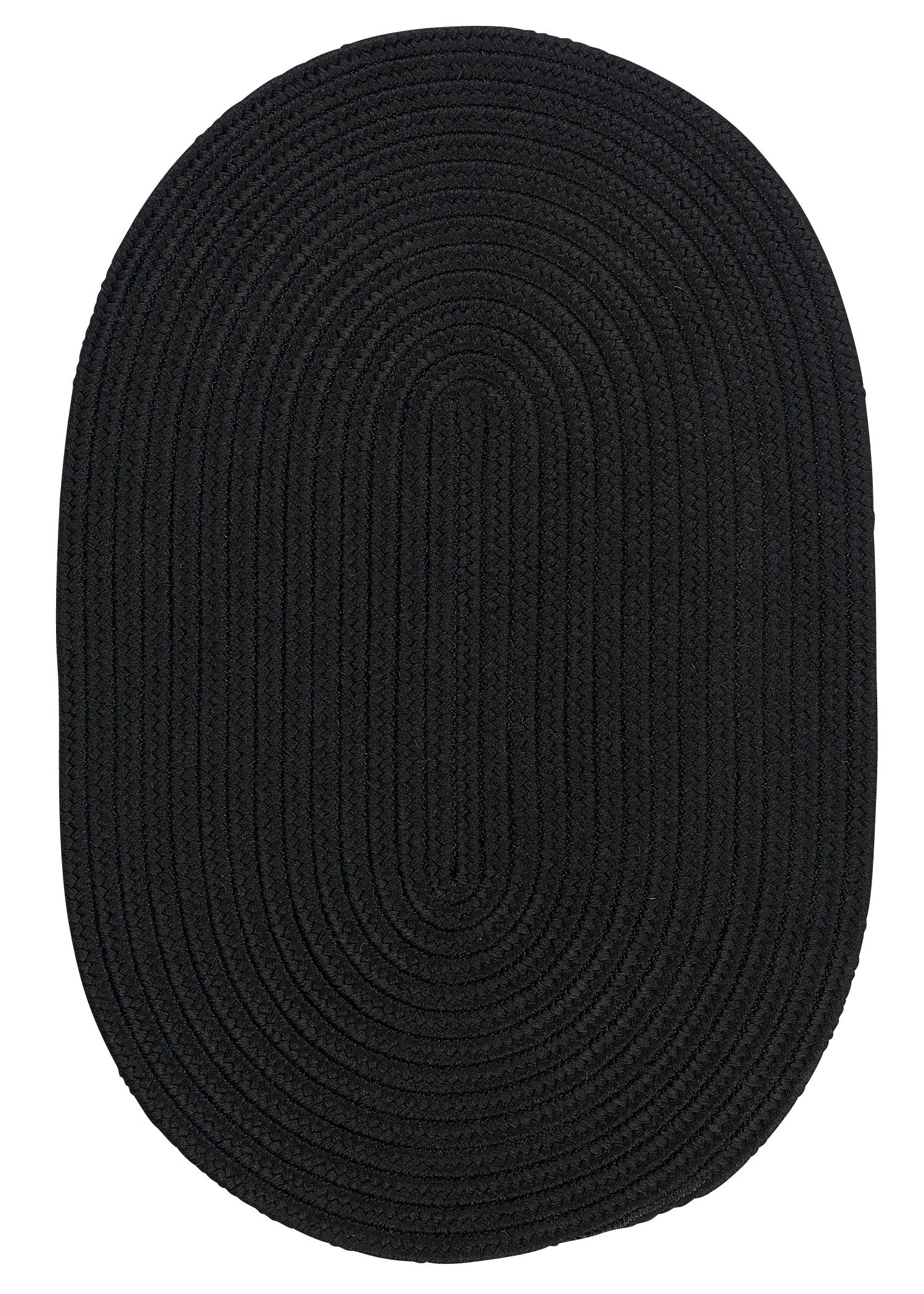 Colonial Mills Boca Raton BR42 Black Indoor/Outdoor Area Rug