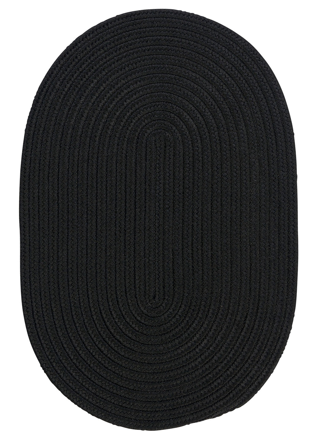Colonial Mills Boca Raton BR42 Black Indoor/Outdoor Area Rug