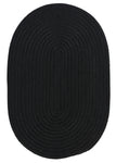 Colonial Mills Boca Raton BR42 Black Indoor/Outdoor Area Rug
