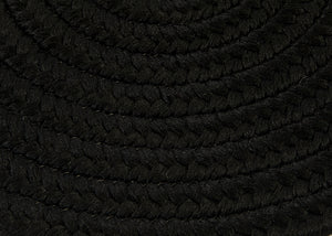 Colonial Mills Boca Raton BR42 Black Indoor/Outdoor Area Rug