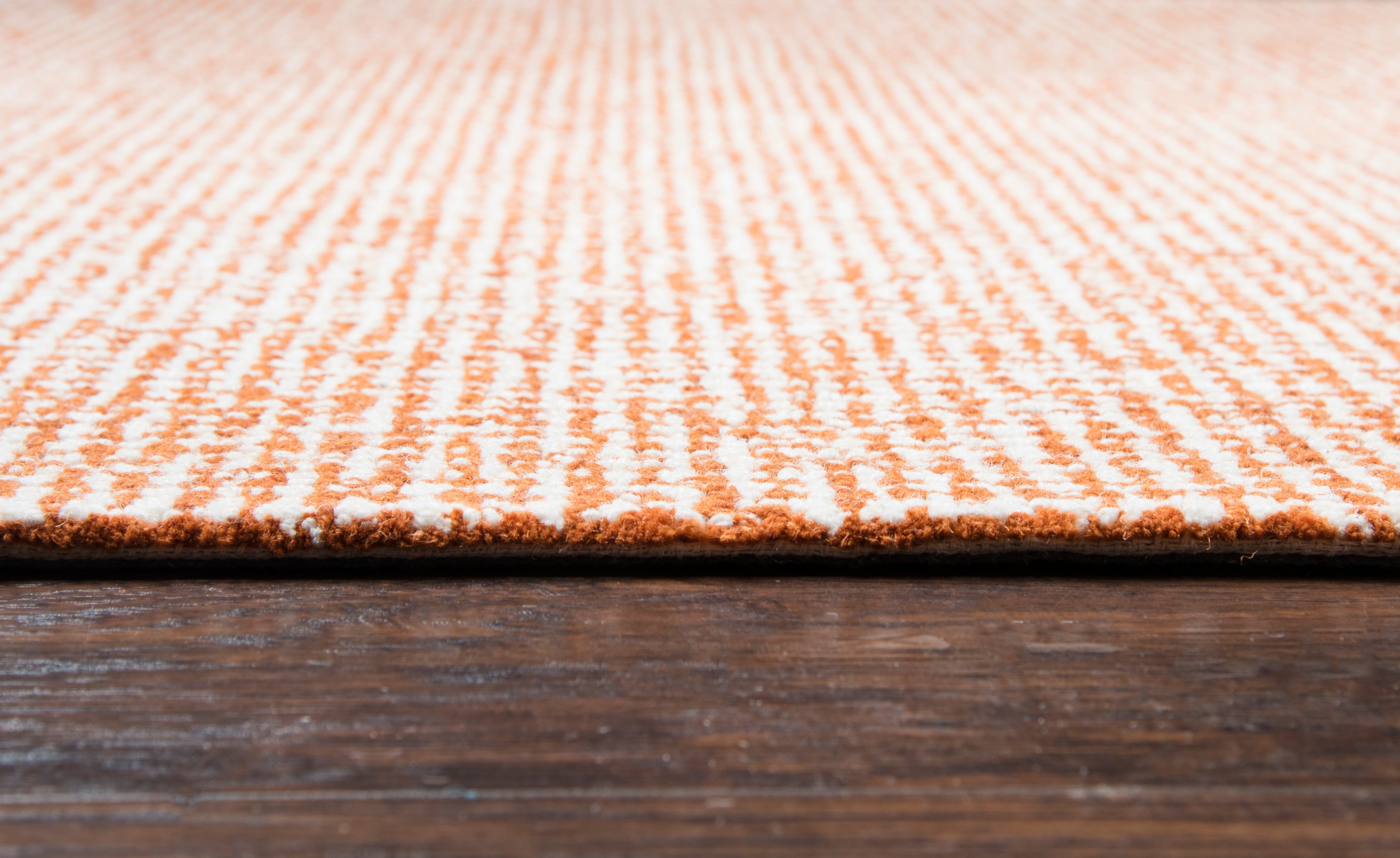 Rizzy Home Brindleton BR652A Orange Solid Area Rug