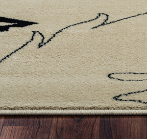 Rizzy Home Bay Side BS3573 Ivory Floral Area Rug