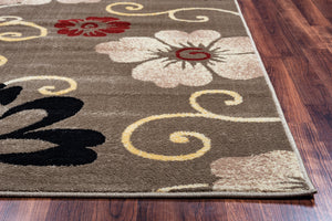 Rizzy Home Bay Side BS3574 Multi-Colored Floral Area Rug