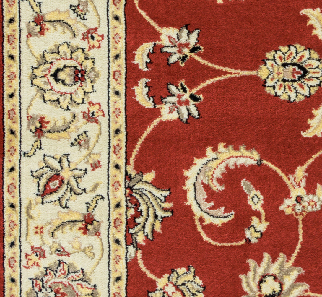 Rizzy Home Bay Side BS3579 Burgundy Border Area Rug
