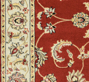 Rizzy Home Bay Side BS3579 Burgundy Border Area Rug