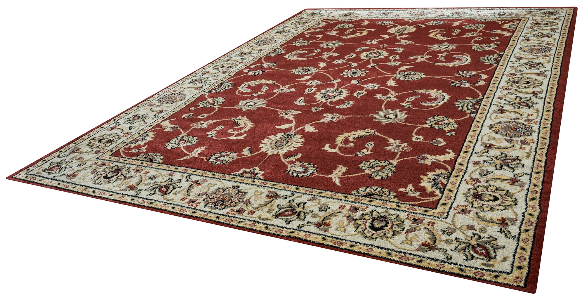 Rizzy Home Bay Side BS3579 Burgundy Border Area Rug
