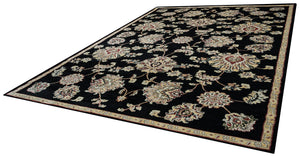 Rizzy Home Bay Side BS3581 Black Ornamental Area Rug