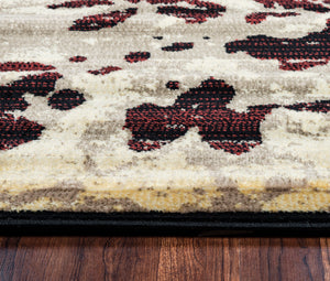 Rizzy Home Bay Side BS3584 Ivory Floral Area Rug