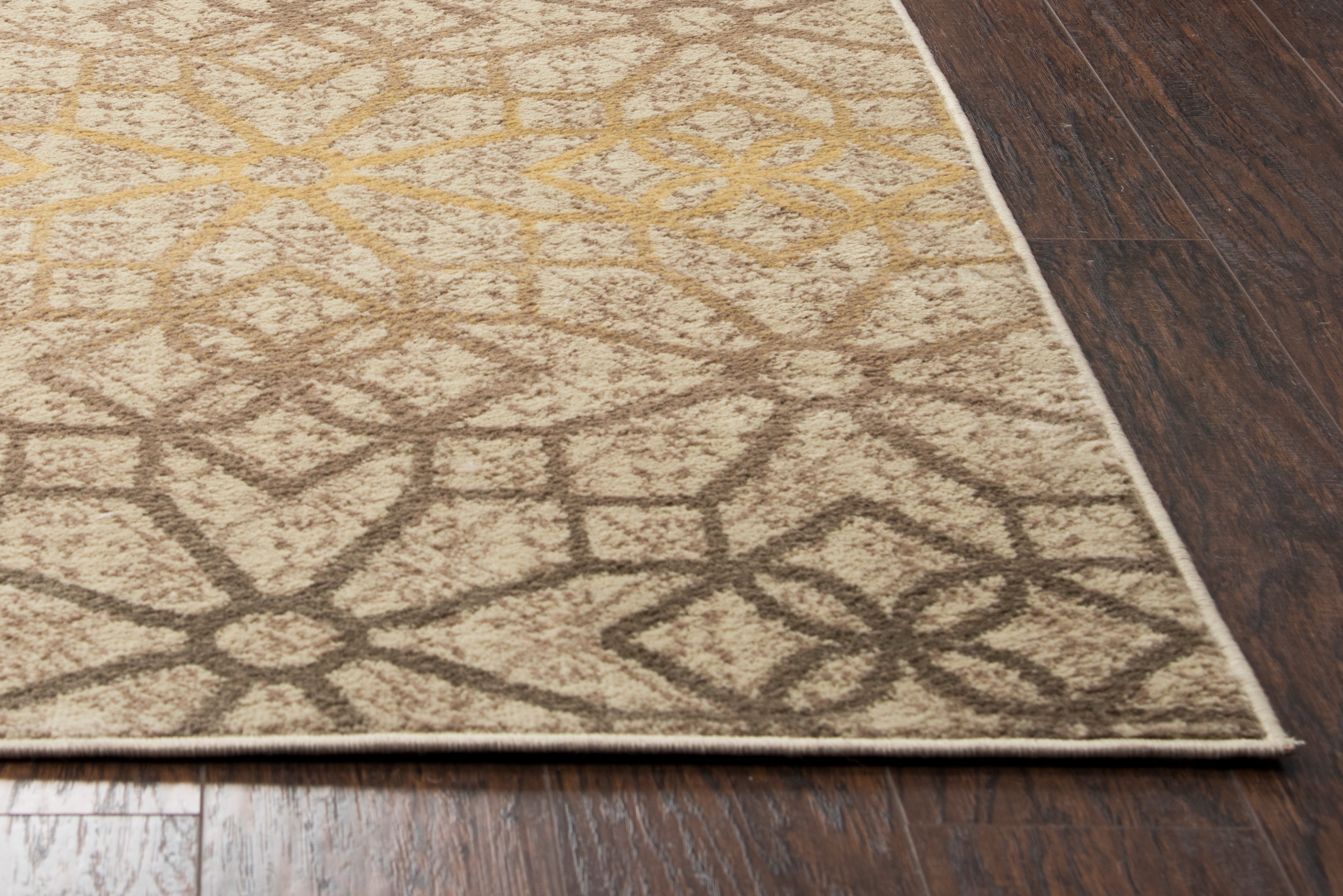 Rizzy Home Bay Side BS3589 Khaki Geometric Area Rug