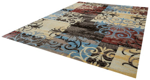 Rizzy Home Bay Side BS3591 Multi-Colored Patchwork Area Rug