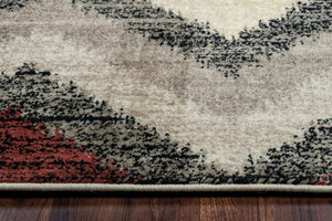 Rizzy Home Bay Side BS3593 Multi-Colored Chevron Area Rug