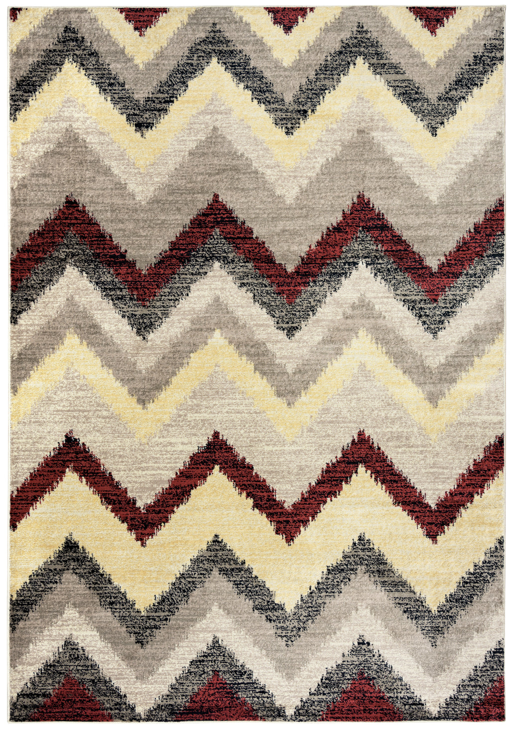 Rizzy Home Bay Side BS3593 Multi-Colored Chevron Area Rug