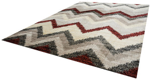 Rizzy Home Bay Side BS3593 Multi-Colored Chevron Area Rug