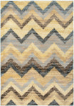 Rizzy Home Bay Side BS3594 Multi-Colored Chevron Area Rug