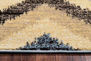 Rizzy Home Bay Side BS3594 Multi-Colored Chevron Area Rug