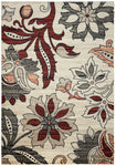 Rizzy Home Bay Side BS3652 Khaki Floral Area Rug