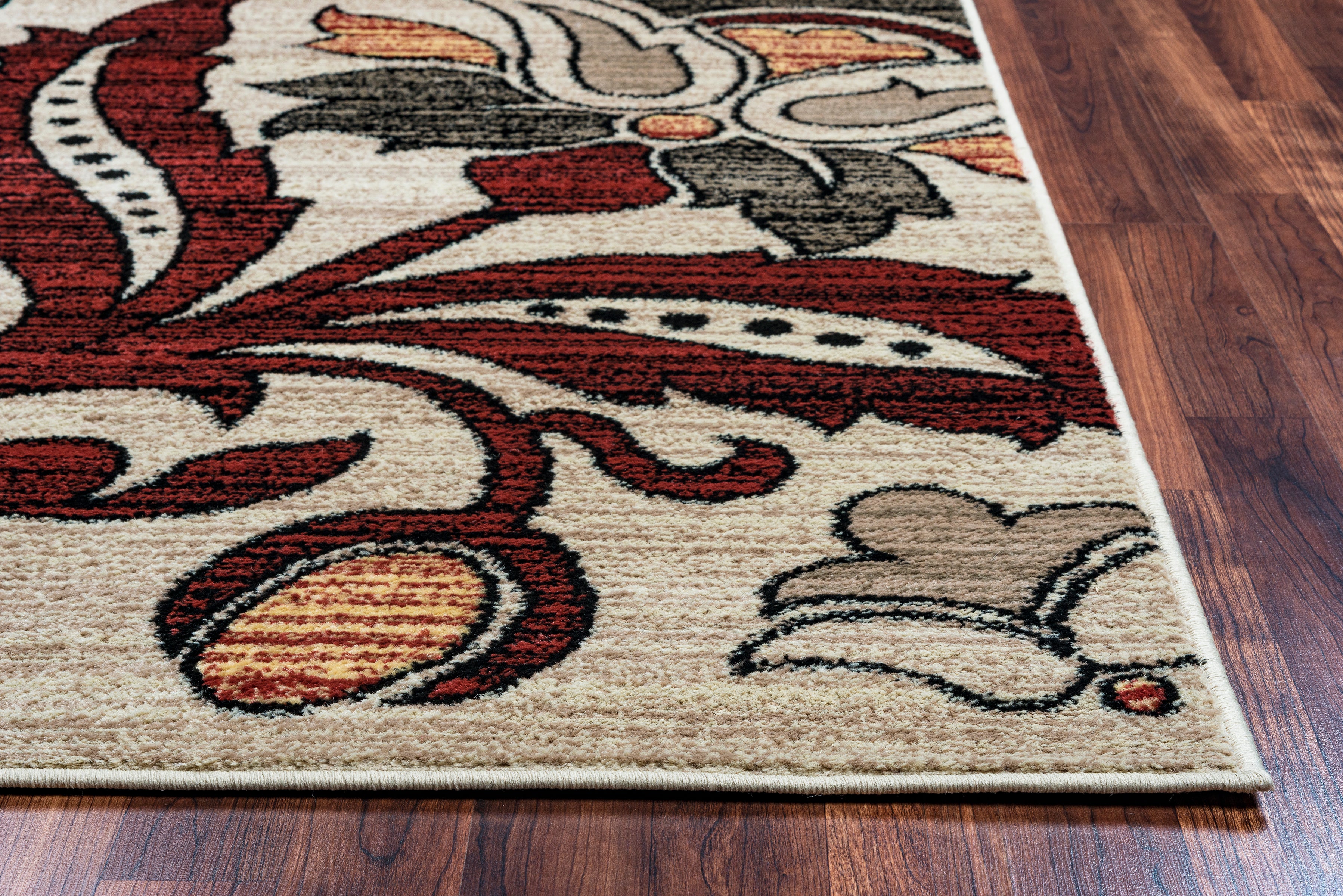 Rizzy Home Bay Side BS3652 Khaki Floral Area Rug