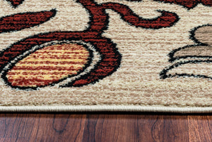 Rizzy Home Bay Side BS3652 Khaki Floral Area Rug