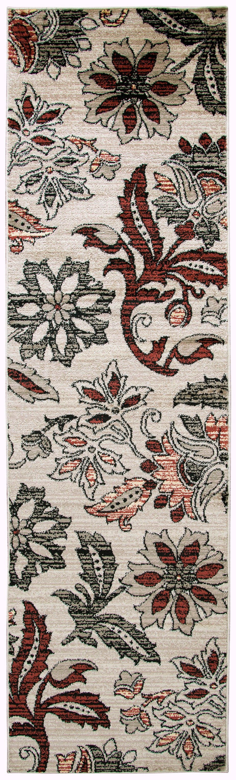 Rizzy Home Bay Side BS3652 Khaki Floral Area Rug