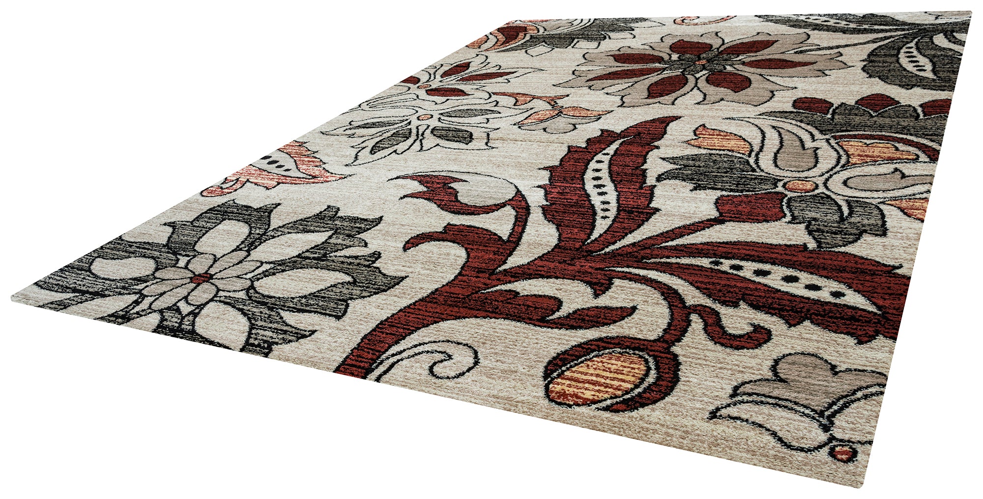Rizzy Home Bay Side BS3652 Khaki Floral Area Rug