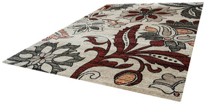 Rizzy Home Bay Side BS3652 Khaki Floral Area Rug