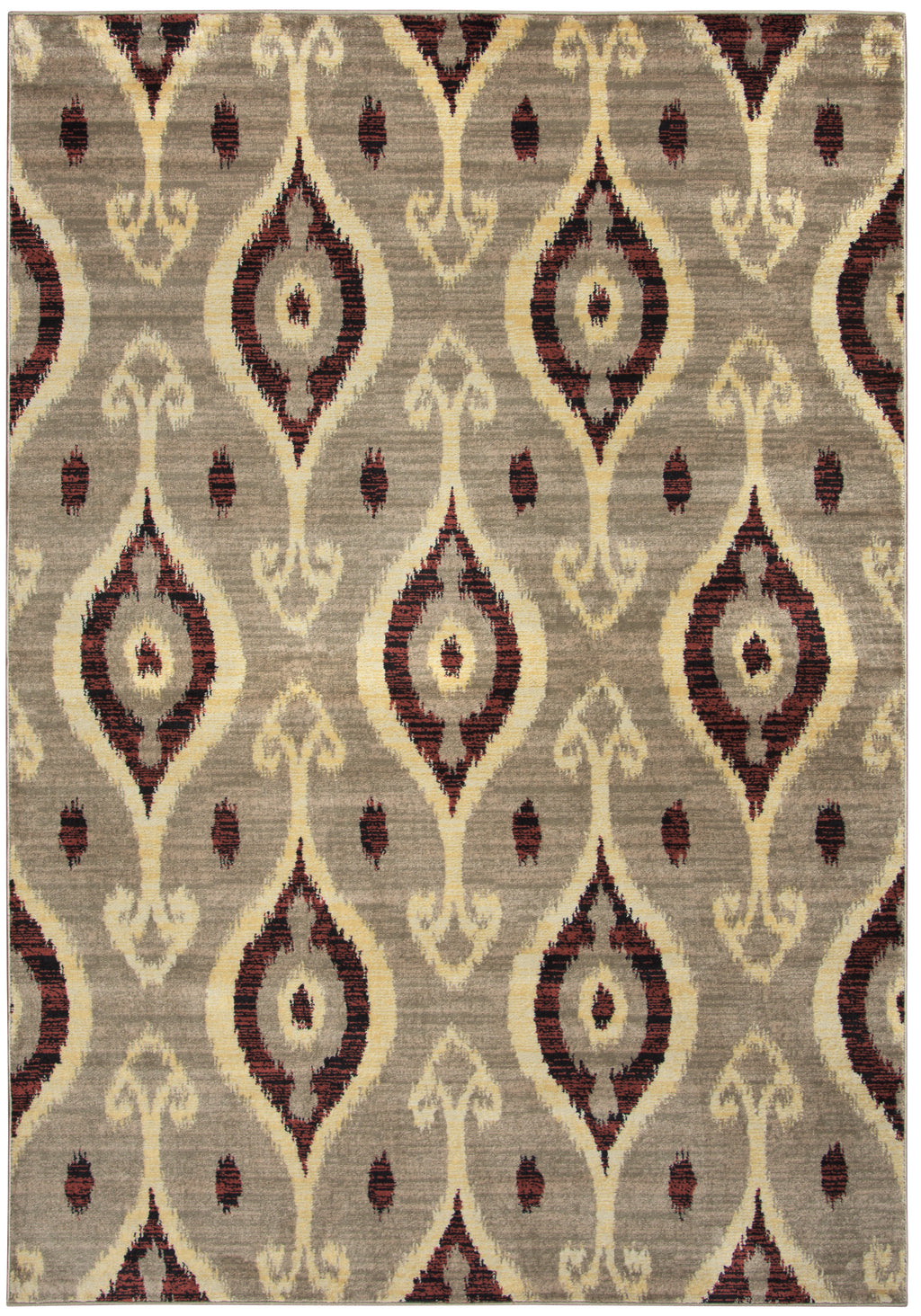Rizzy Home Bay Side BS3686 Beige Ikat Area Rug