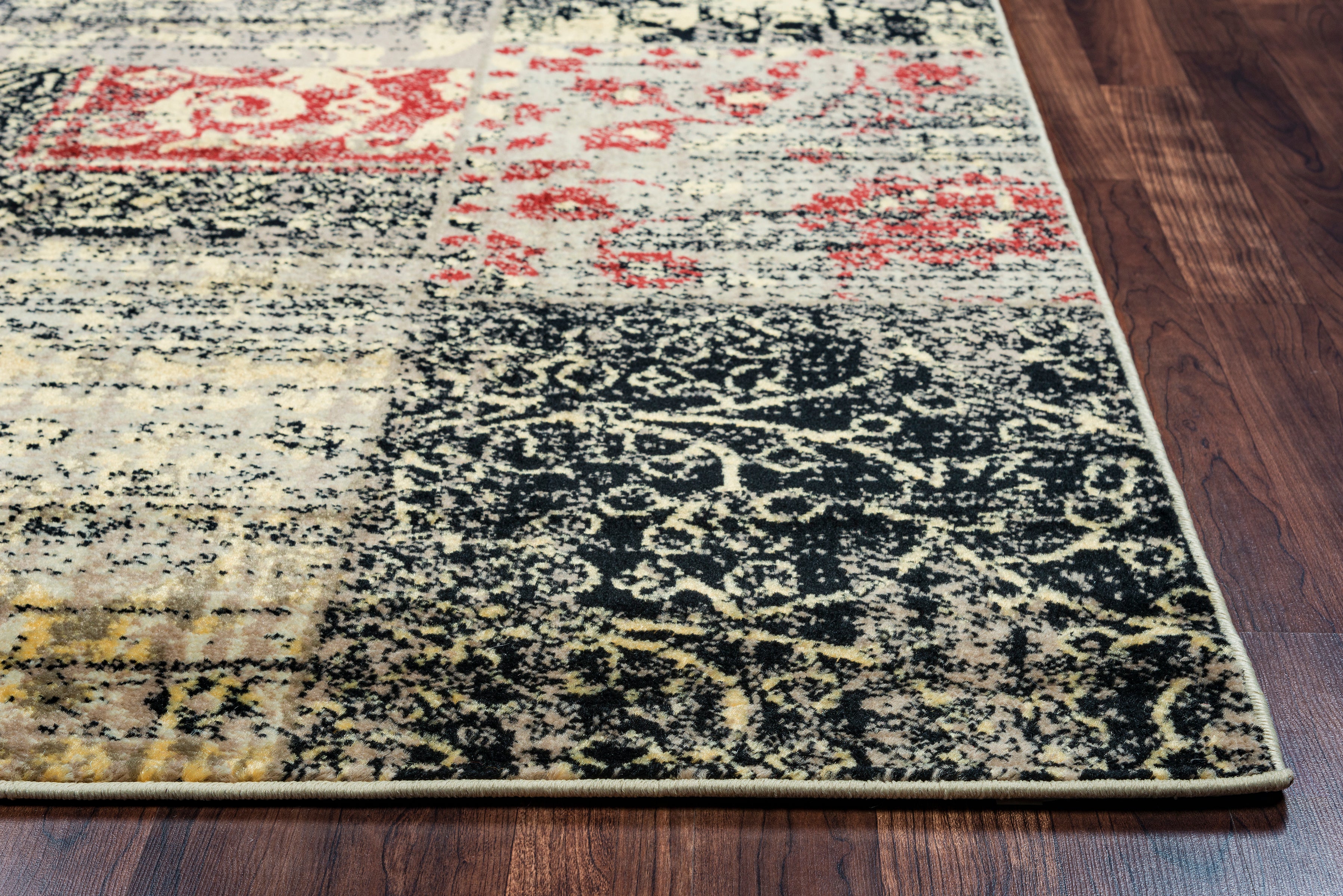 Rizzy Home Bay Side BS3947 Multi-Colored Patchwork Area Rug
