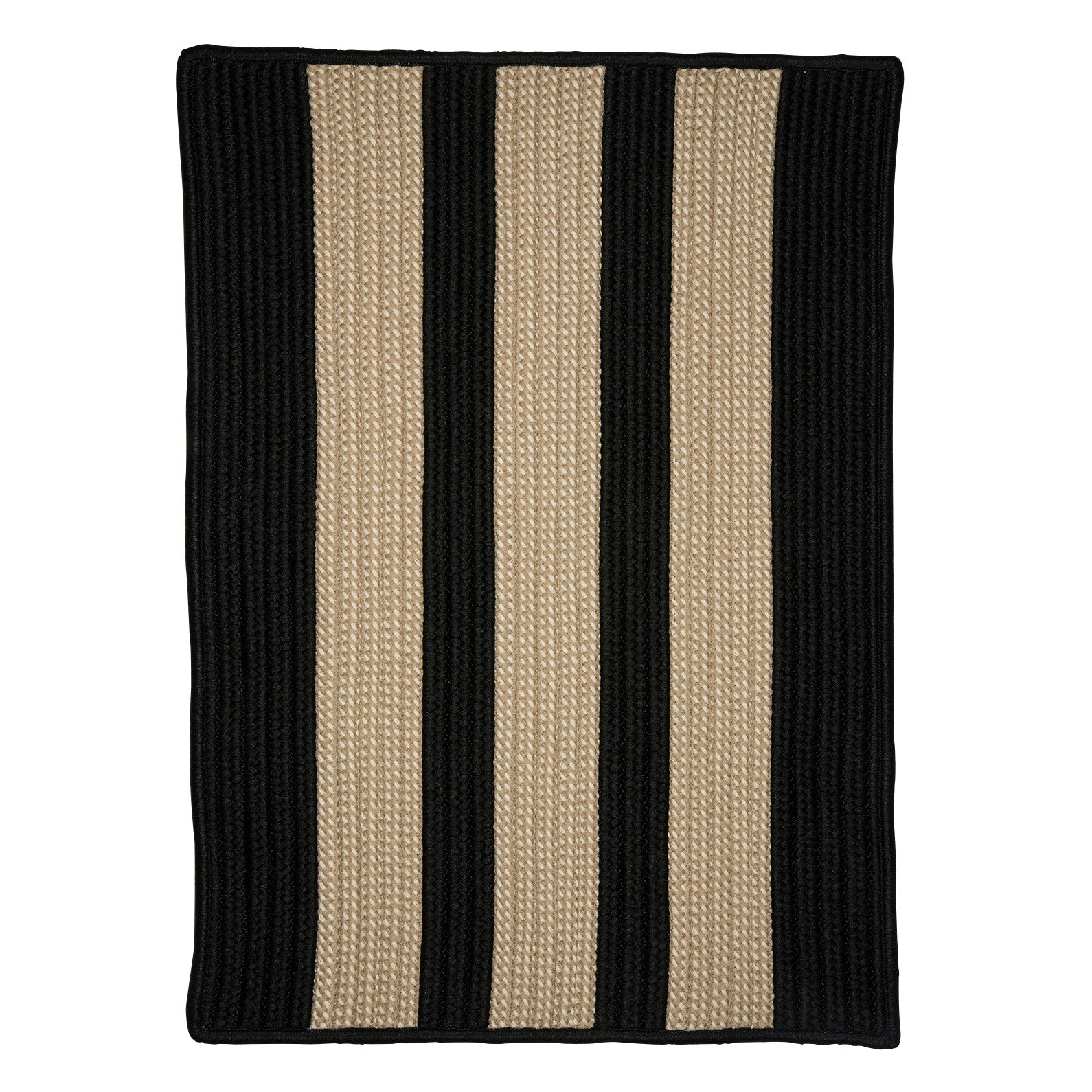 Colonial Mills Boat House BT19 Black Indoor/Outdoor Area Rug