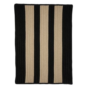 Colonial Mills Boat House BT19 Black Indoor/Outdoor Area Rug