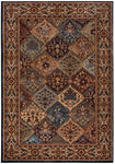 Rizzy Home Bellevue BV3199 Khaki Border Area Rug