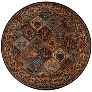 Rizzy Home Bellevue BV3199 Khaki Border Area Rug